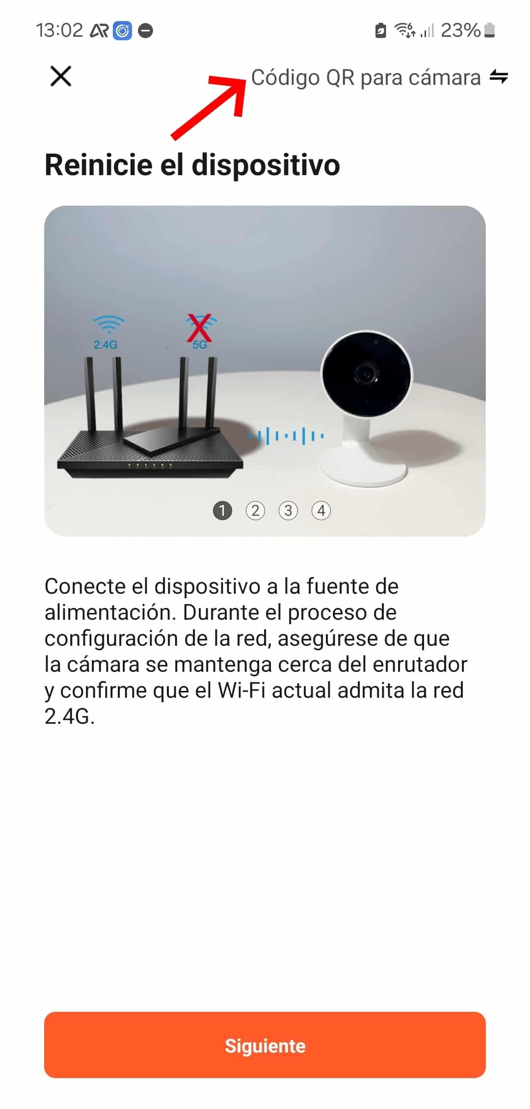 Cambiar Modo QR TuyaSmart VASE