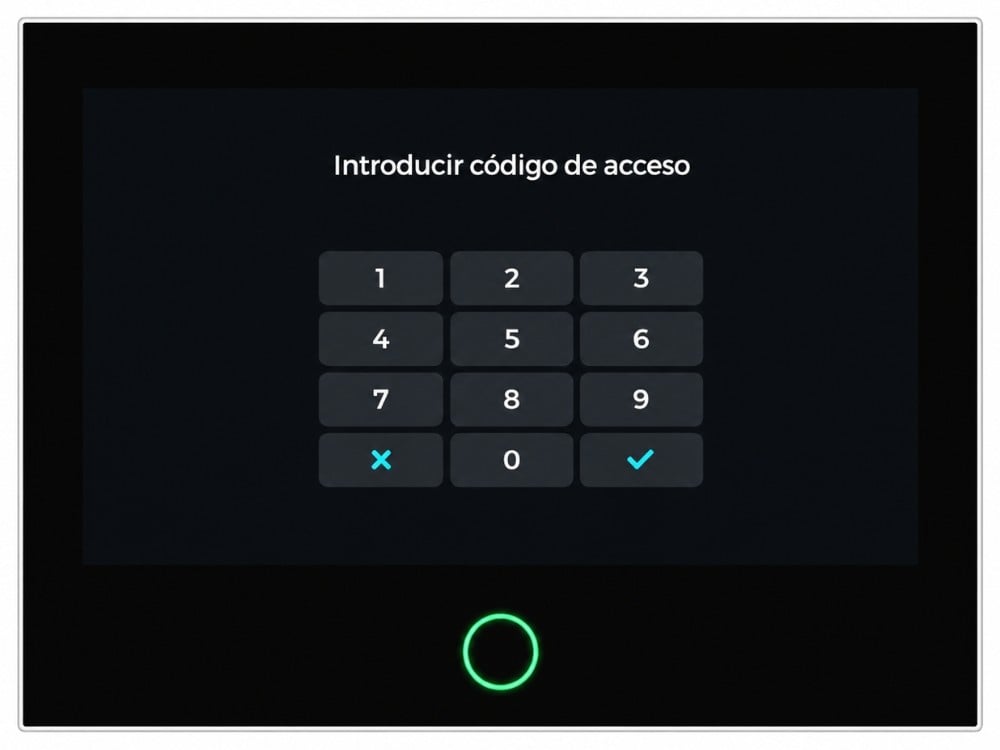 Instrucciones ALARMA - Codigo acceso Alarma