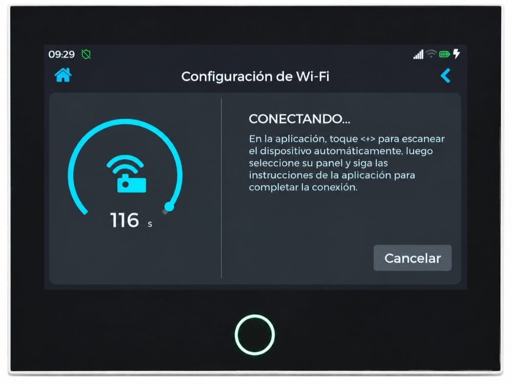 Instrucciones ALARMA - Conectando... wifi Alarma