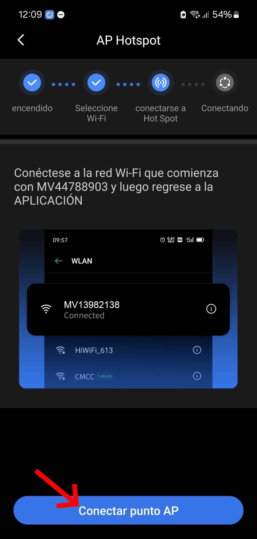 Conectar AP hotspot V380 Pro IP601BW