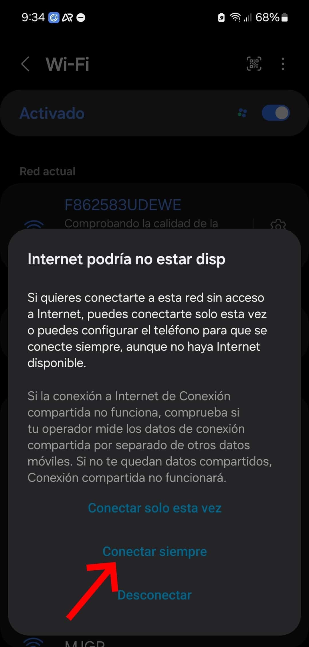 Conectar siempre F LookCam