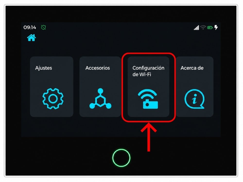Instrucciones ALARMA - Configuracion wifi panel Alarma