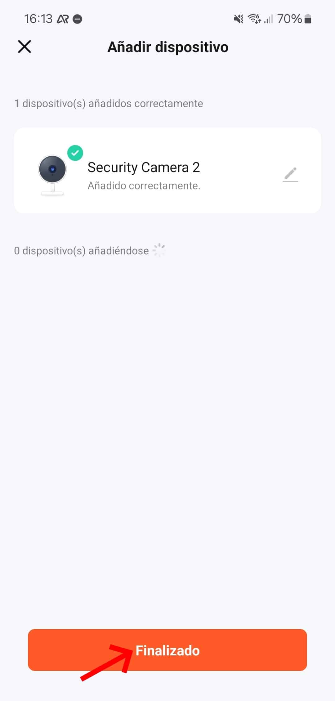 Finalizar config TuyaSmart IP618BW