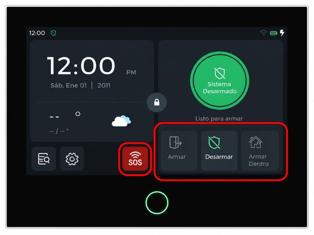 Instrucciones ALARMA - Modos Alarma Alarma