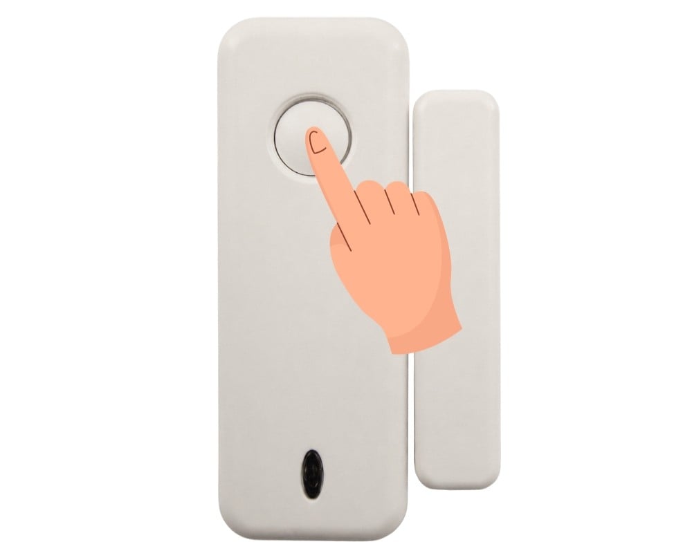 Instrucciones ALARMA - Pulsar boton Sensor Puerta-Ventana Panel