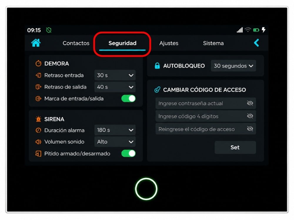 Instrucciones ALARMA - Seguridad Alarma