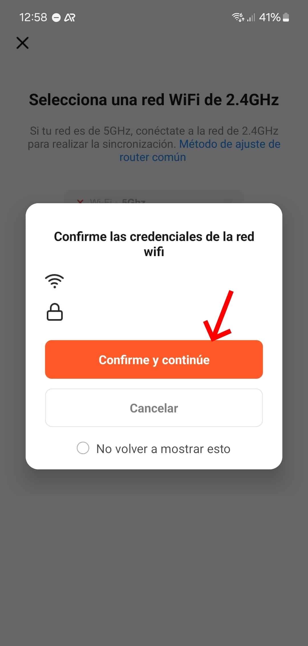 confirmar wifi TuyaSmart Q26