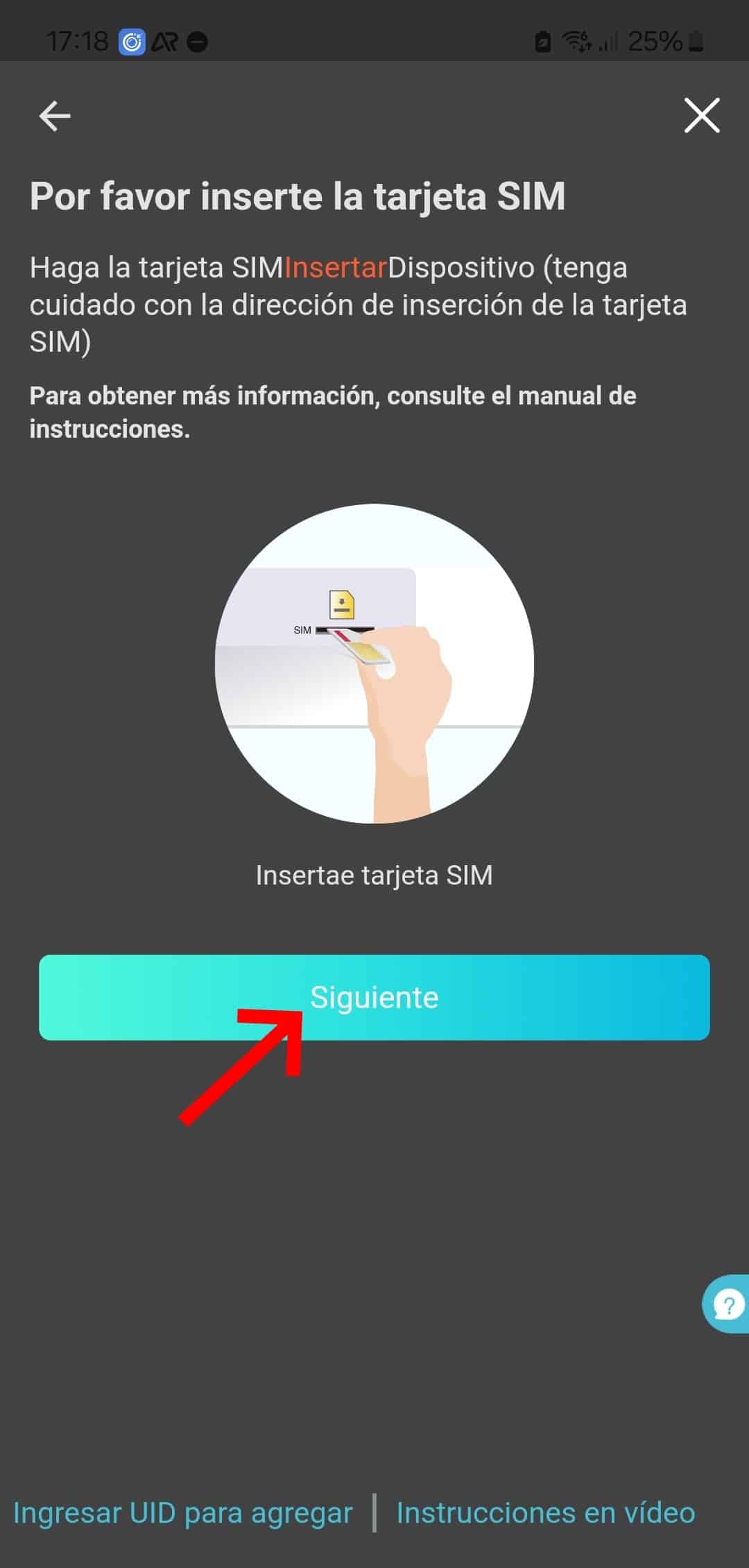 insertar SIM OKAM Pro T9C6