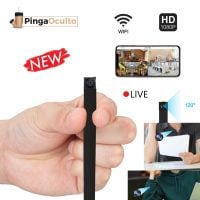 Cámara Espía Wifi Oculta en Ropa para Exámenes PingaOculto