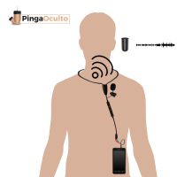 Ondas Inductivas Pinganillo Vip Pro UltraMini Micrófono Externo